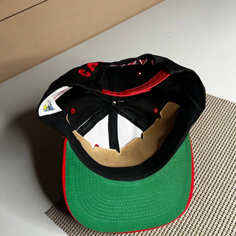 Vintage Louisville Cardinals Hat Competitor Snapback Black Red NCAA Louie Tagged